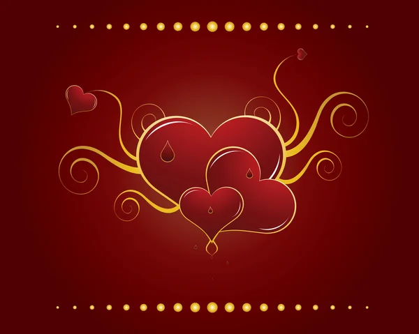 Valentines abstract background — Stock Vector