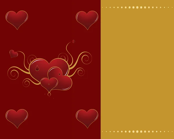 Valentines abstrakter Hintergrund — Stockvektor