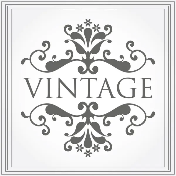 Quadro vintage — Vetor de Stock