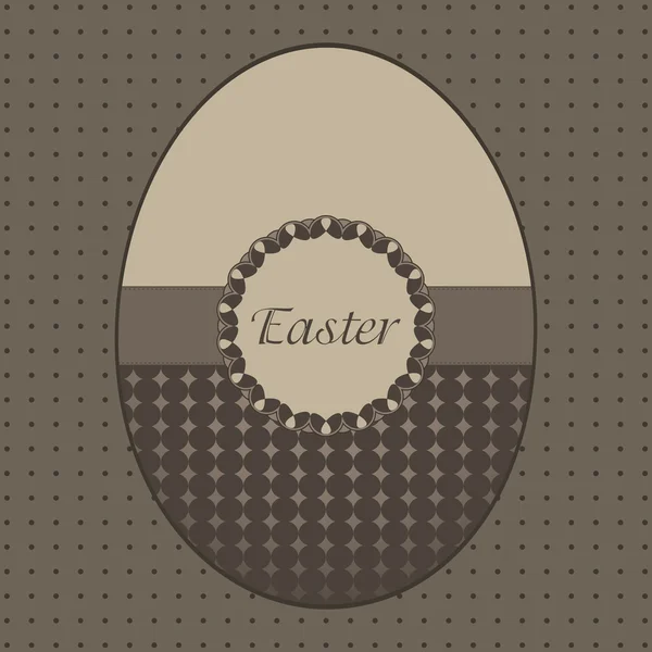 Wielkanocna kartka okolicznościowa — Wektor stockowy