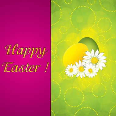 Easter greeting card clipart