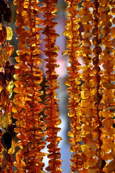 stock image Amber necklaces