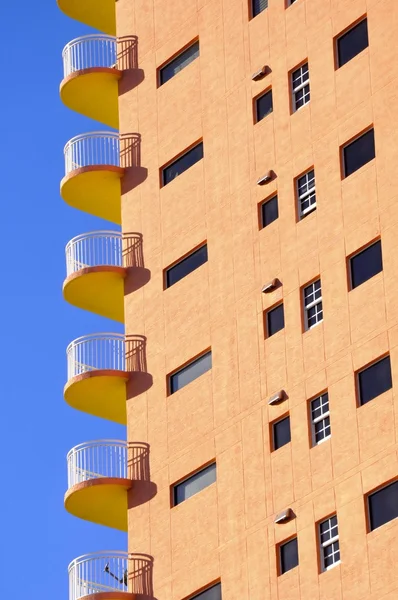 stock image Facade with balkonies