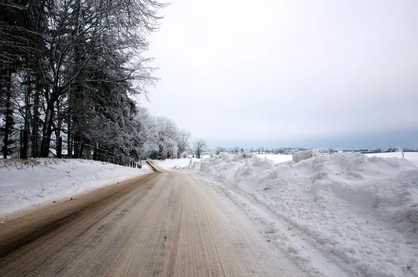 stock image Winter road