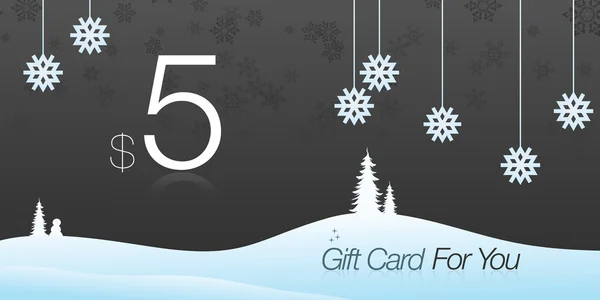 5 Gift Card — Stock Photo, Image