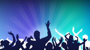 Dancing Crowd clipart