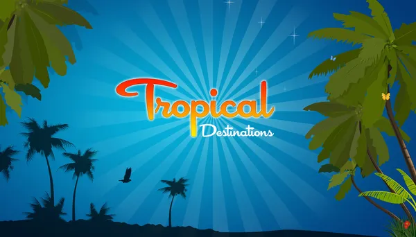 Tropiska destinationer — Stockfoto