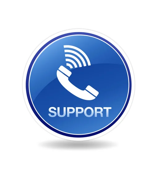 High Resolution Graphic Support Icon Telephone — Stock Photo, Image
