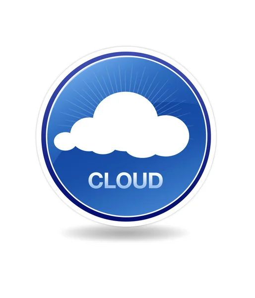 Gráfico Alta Resolución Icono Nube — Foto de Stock