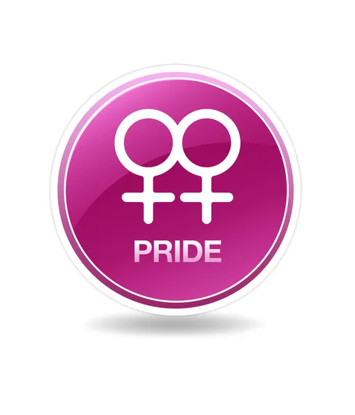 Графічна Іконка Високої Роздільної Здатності Гомосексуального Жіночого Символу — стокове фото