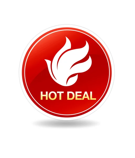 Icono de oferta caliente —  Fotos de Stock