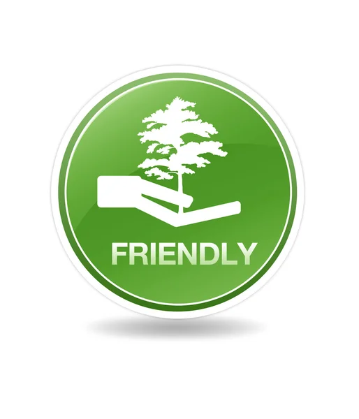 Eco Friendly Icon — Stock Photo, Image