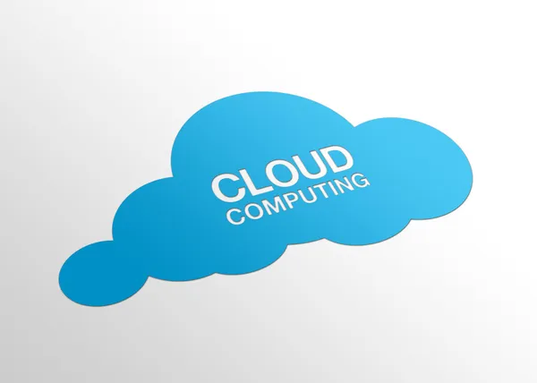 Perspectiva Cloud Computing — Foto de Stock