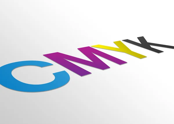 stock image Perspective CMYK Sign