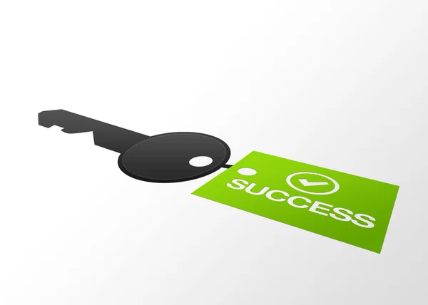 High Resolution Perspective Graphic Key Success Label — Stock Photo, Image
