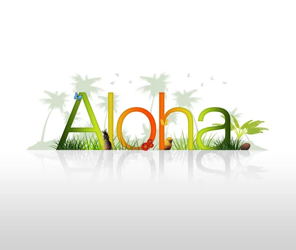 Aloha - Hawaje — Zdjęcie stockowe