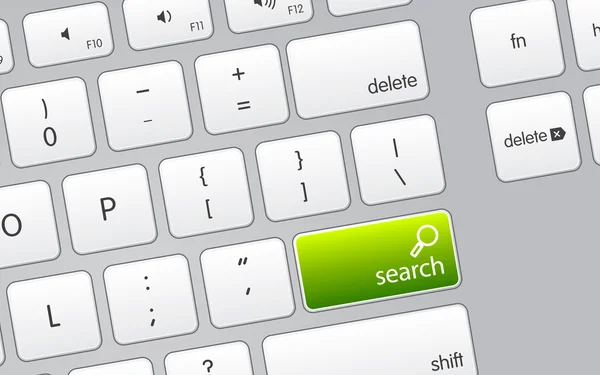 Tastatur mit Suchsymbol — Stockfoto