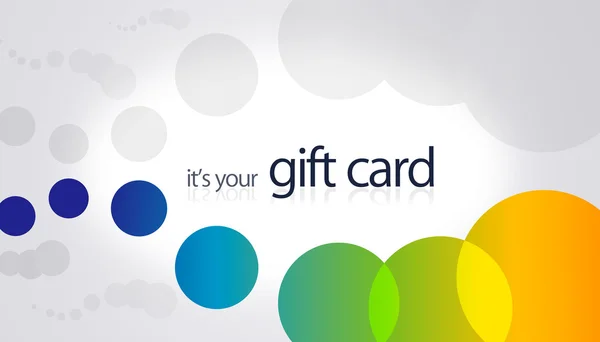 Gift Card - Circles — Stock Photo, Image