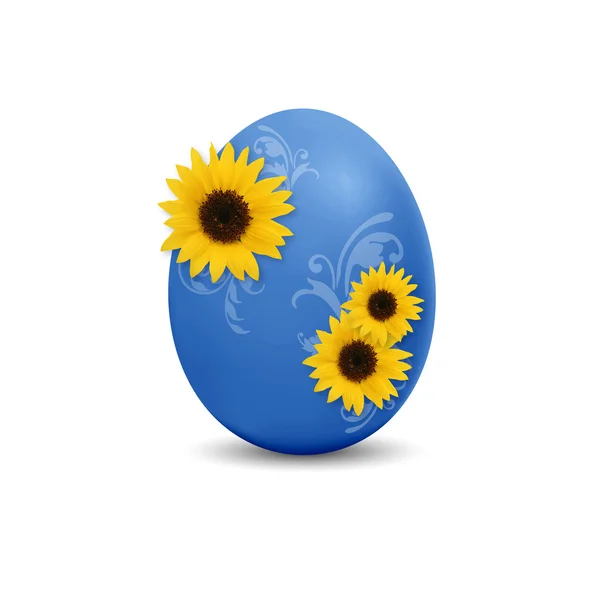 Mavi Paskalya yortusu yumurta — Stok fotoğraf
