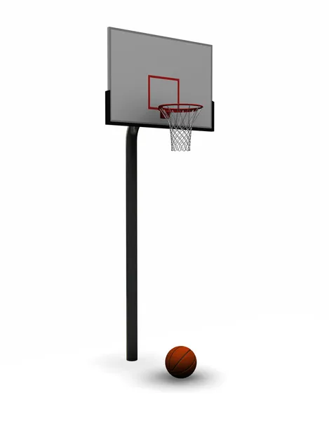 Basketball with net — Stock Photo, Image