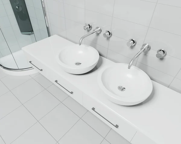 Kortárs fürdőszoba — Stock Fotó