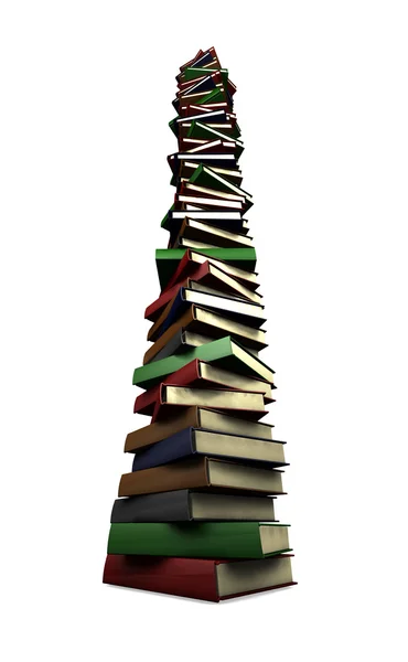 Ogromny stos książek — Zdjęcie stockowe