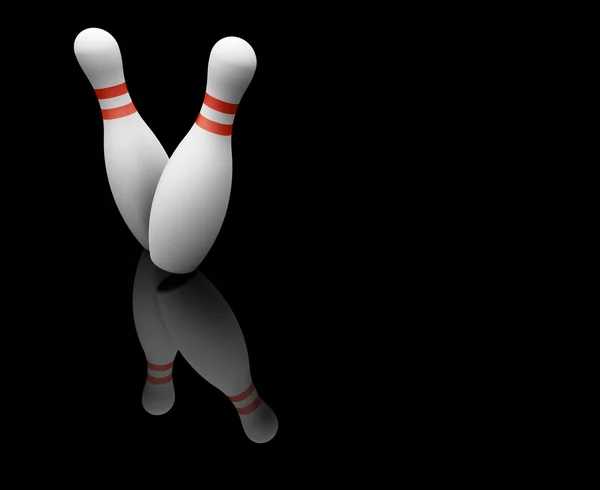 Bowling skittles — Stok fotoğraf