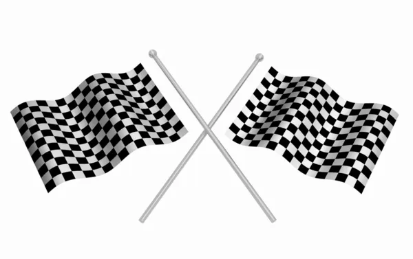Checkered flags — Stock Photo, Image
