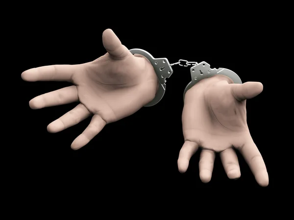 Handcuffed — Stock fotografie