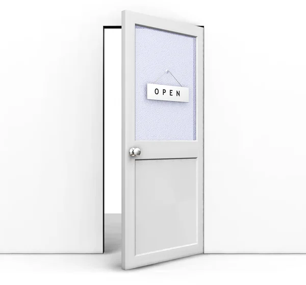 Porta aberta — Fotografia de Stock
