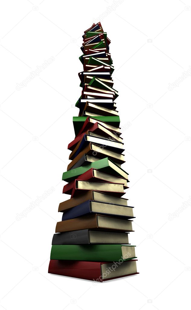 people running with huge stacks of books