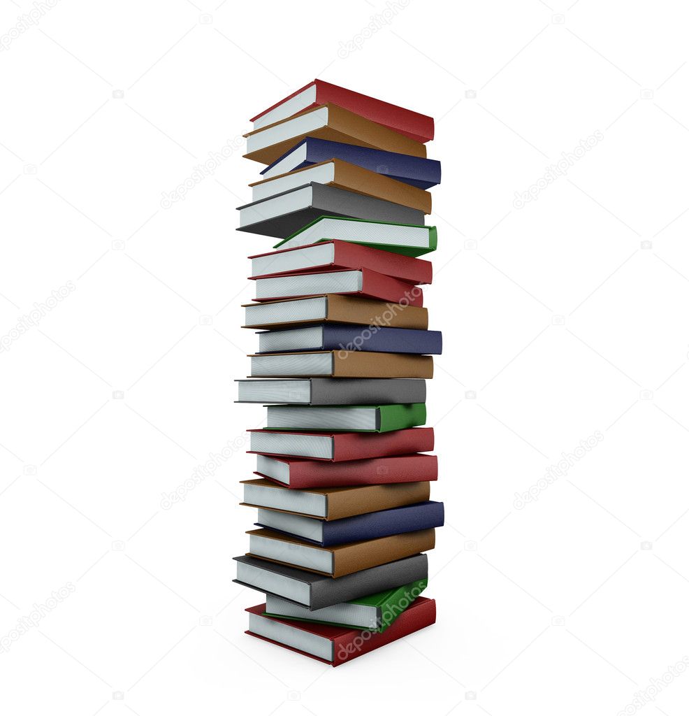 Huge stack of books