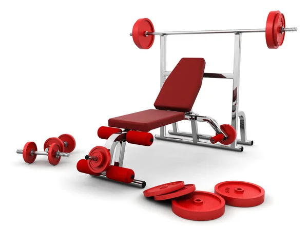 Gym equipment — Stock Photo, Image