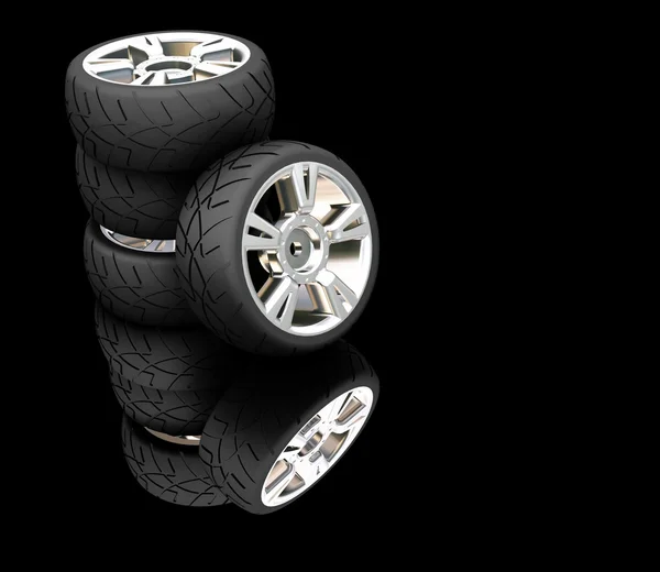 Neumáticos de automóviles — Foto de Stock