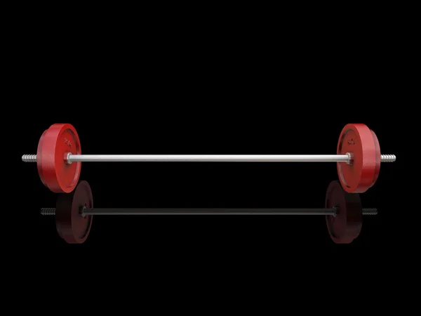 Representación 3D de pesas de levantamiento de pesas —  Fotos de Stock
