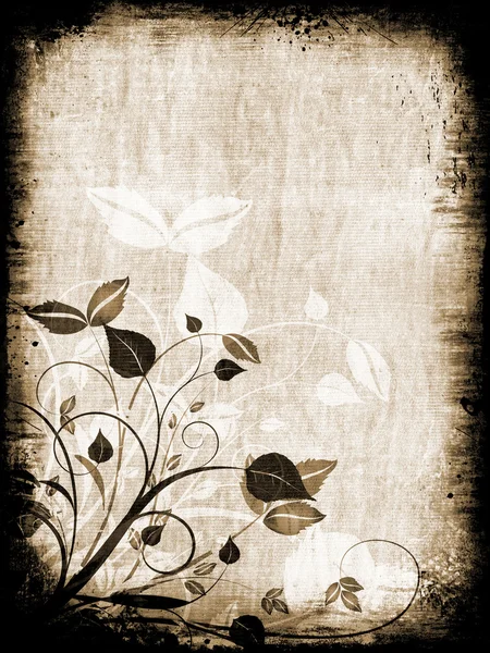 Grunge floral — Foto de Stock