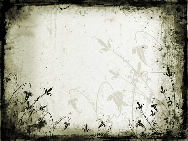 Grunge floral — Fotografia de Stock