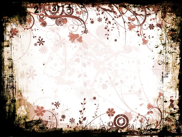 Floral Grunge background — Stock Photo, Image