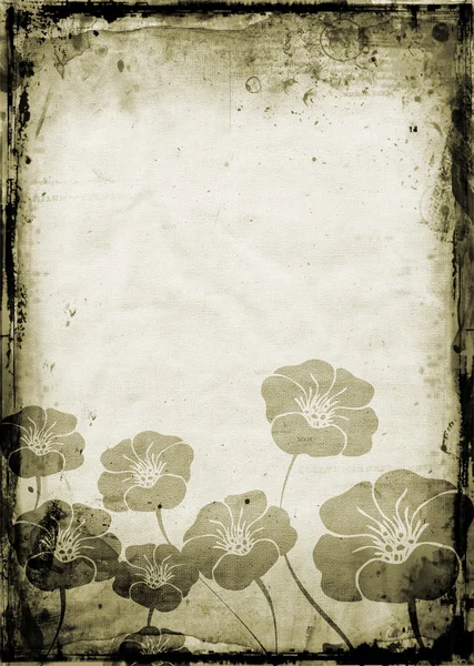 Floral Grunge — Stockfoto