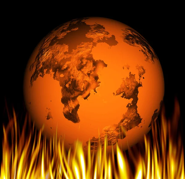 Глобальне потепління — стокове фото