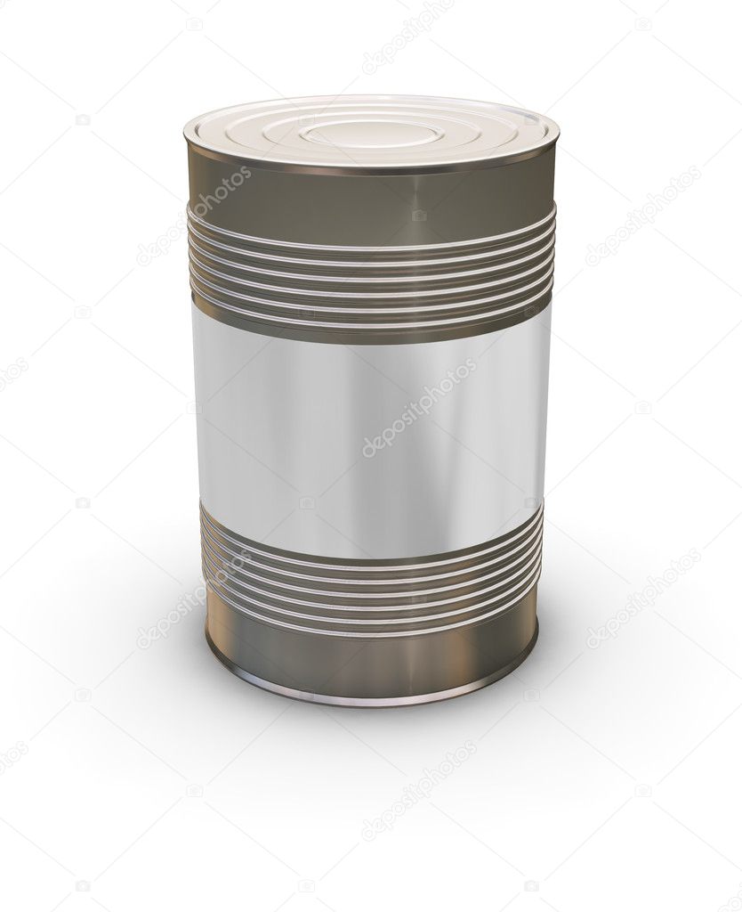 blank tin cans