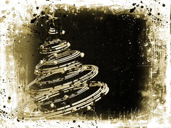 Grunge-Weihnachten — Stockfoto