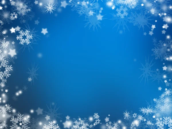 雪と星 — ストック写真