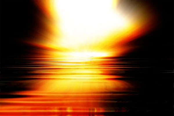 Západ slunce exploze — Stock fotografie