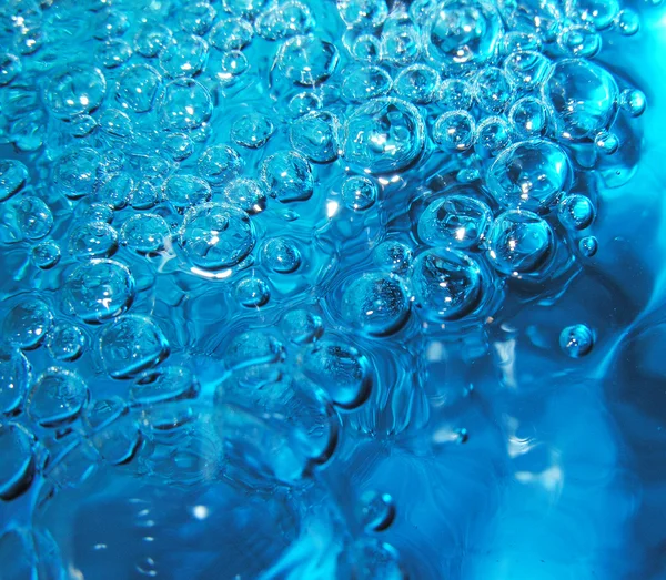 Water drops and bubbles — Stock Photo, Image