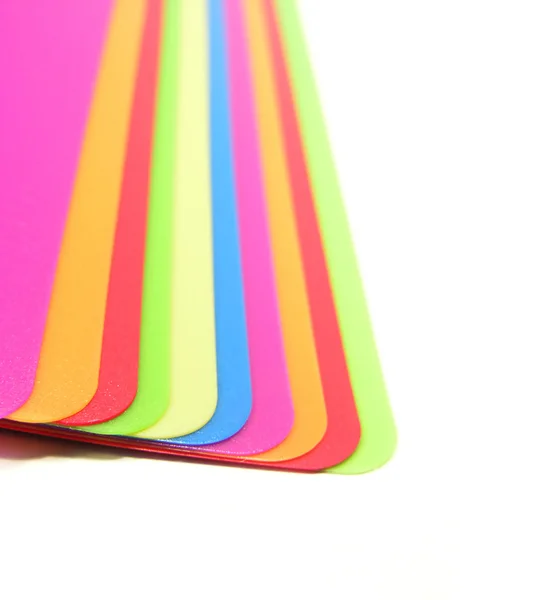 Coloured file dividers — Stock Photo, Image