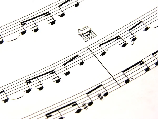 Music score — Stok fotoğraf