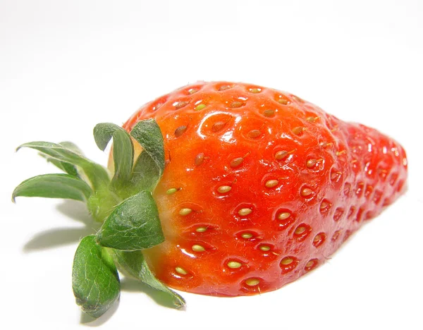 Erdbeere isoliert auf einem weißen — Stockfoto