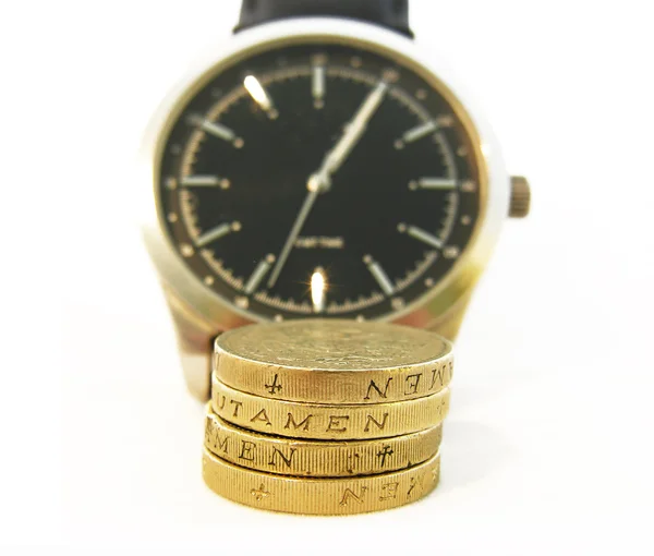Staré kapesní hodinky — Stock fotografie