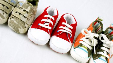 Baby shoes clipart